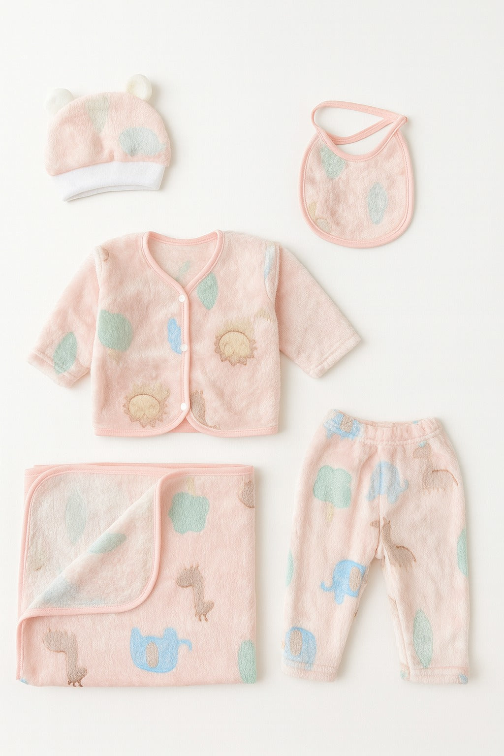 N1012-5 Piece Winter Starter Set - (0-3M)